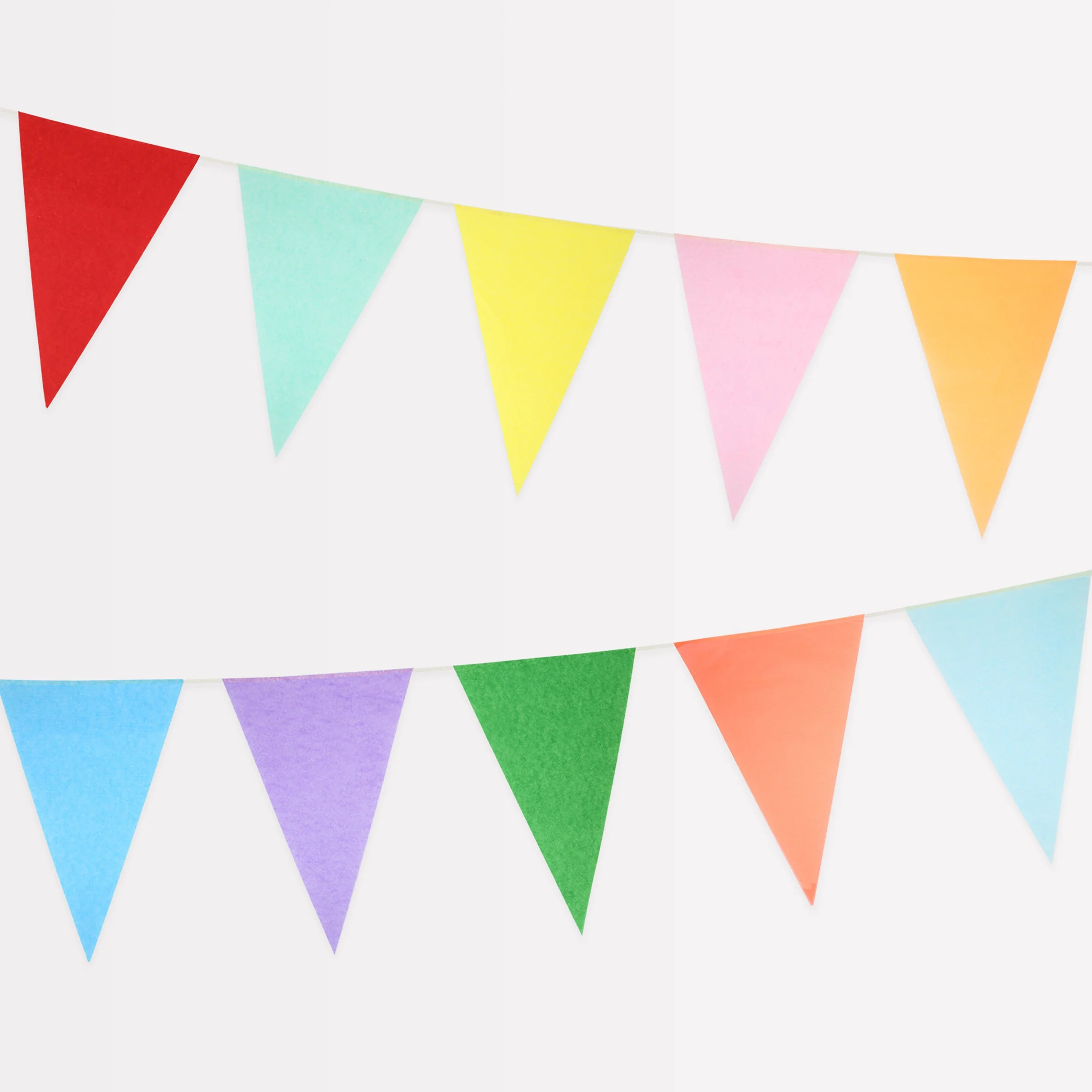 Meri Meri Bright Tissue Flag Garland Set - Image 4