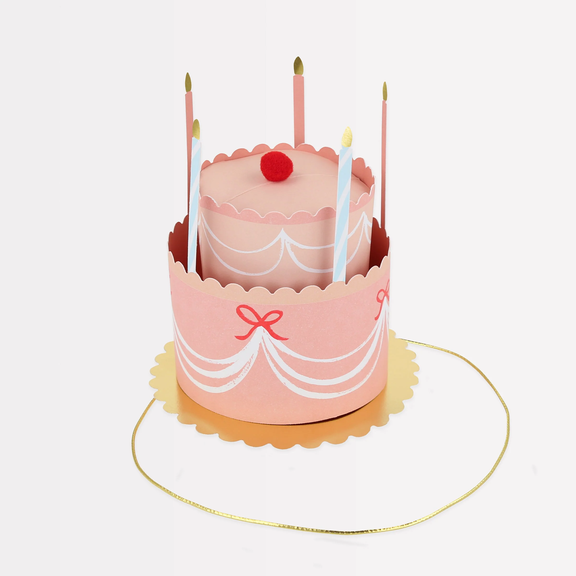 Meri Meri Fancy Cake Party Hats (x 8) - Image 2
