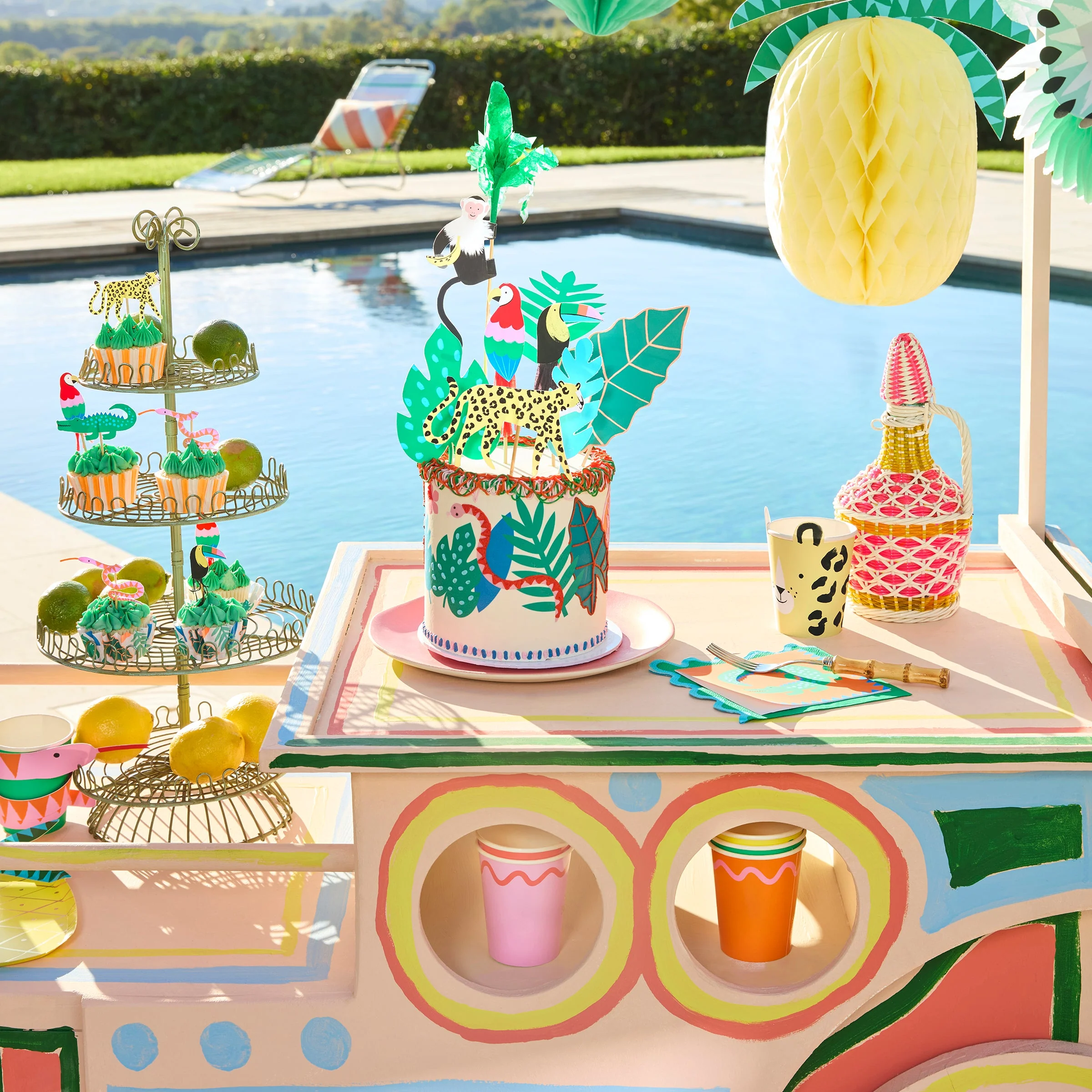 Meri Meri Jungle Jamboree Cupcake Kit (x 24 toppers) - Image 3