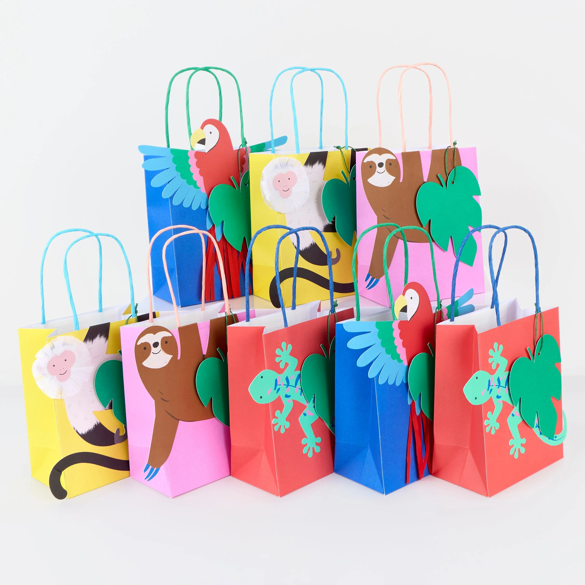 Meri Meri Jungle Jamboree Party Bags (x 8)