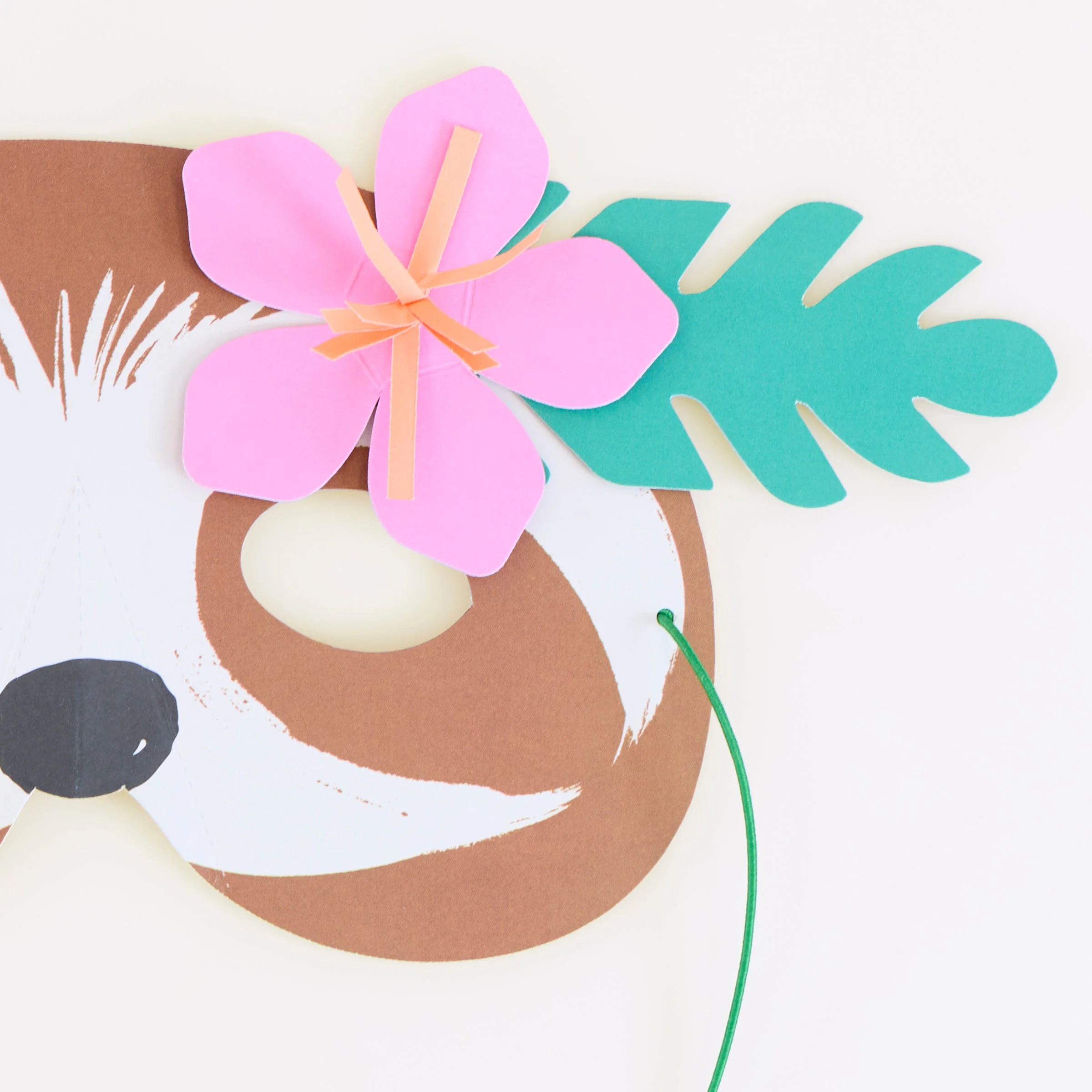 Meri Meri Jungle Jamboree Party Masks (x 8) - Image 3