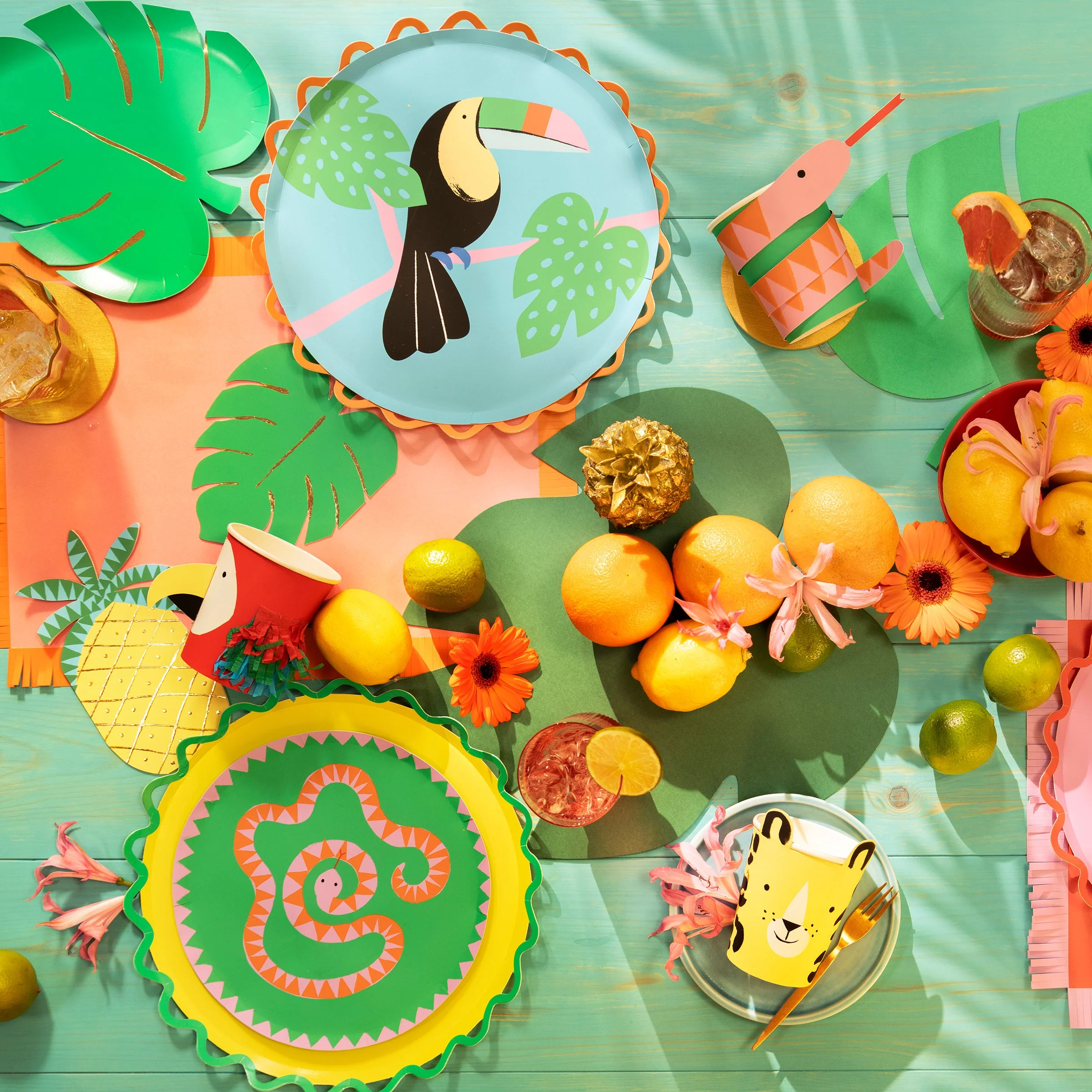 Meri Meri Jungle Jamboree Side Plates (x 8) - Image 3