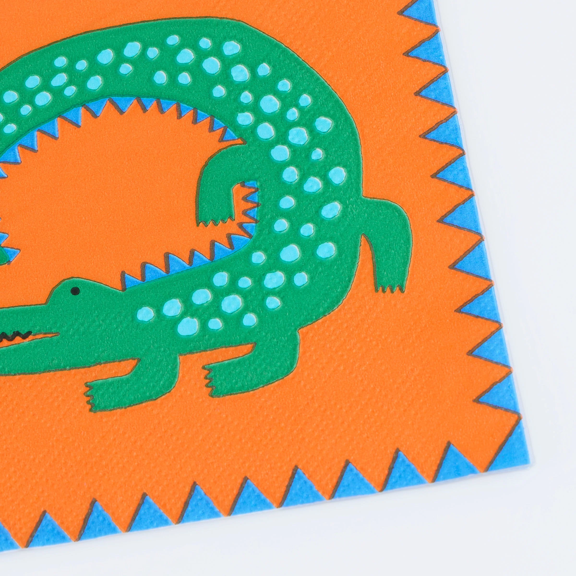 Meri Meri Jungle Jamboree Small Napkins (x 16) - Image 3