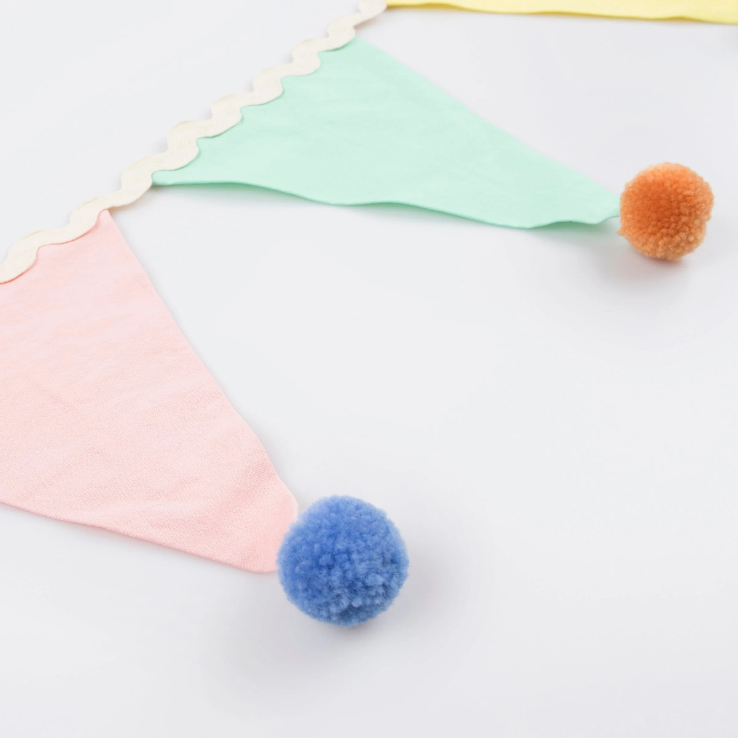 Meri Meri Pastel Pompom Flag Garland - Image 5
