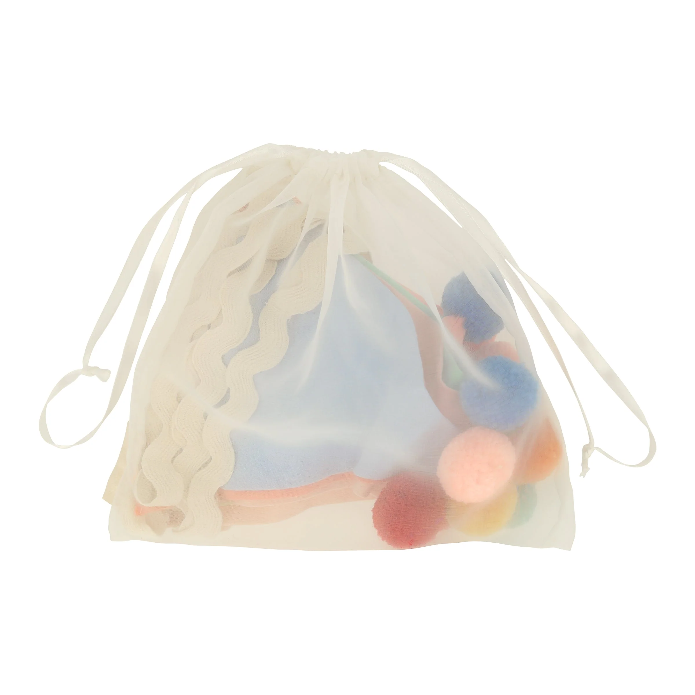 Meri Meri Pastel Pompom Flag Garland - Image 7