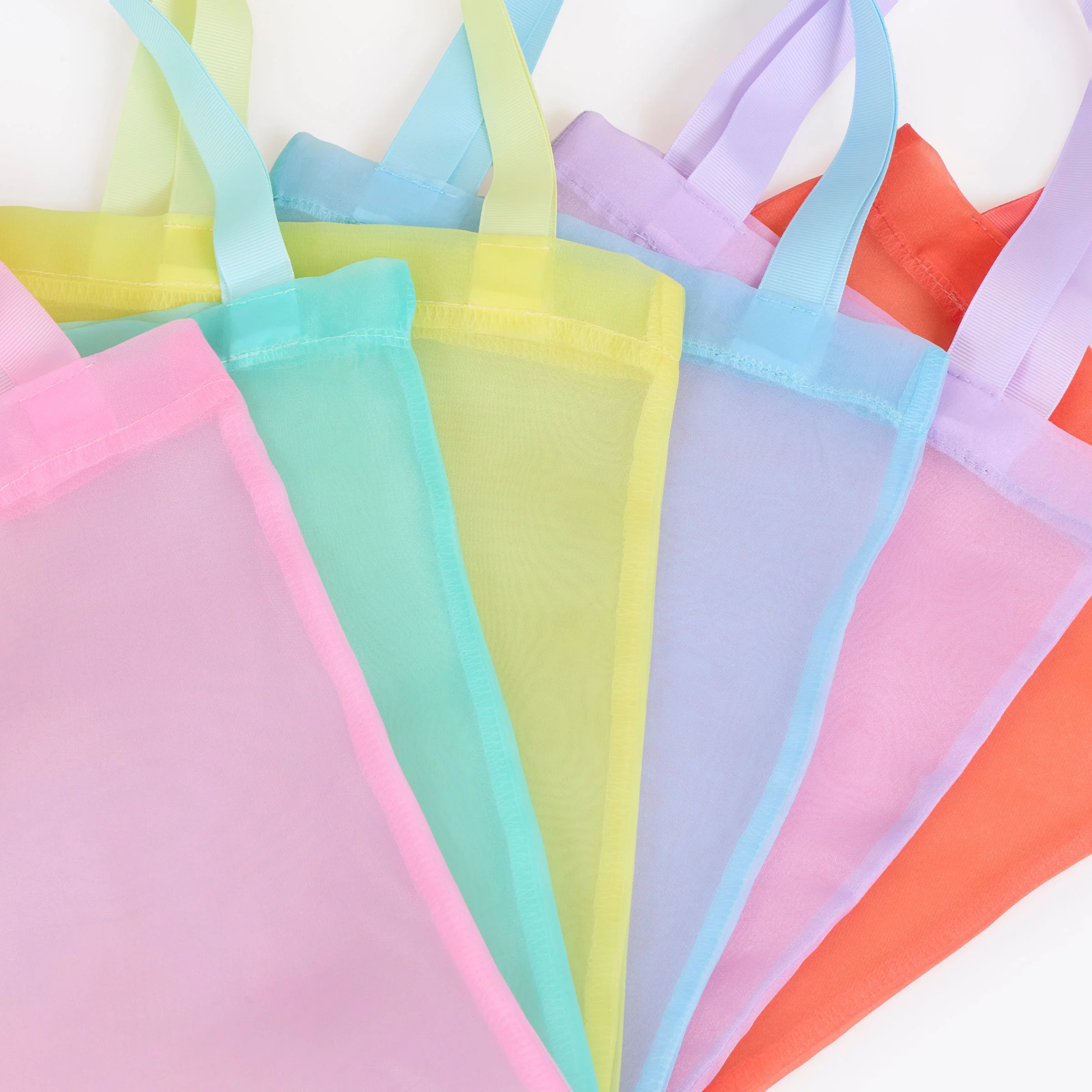 Meri Meri Rainbow Organza Party Bags (x 6) - Image 3